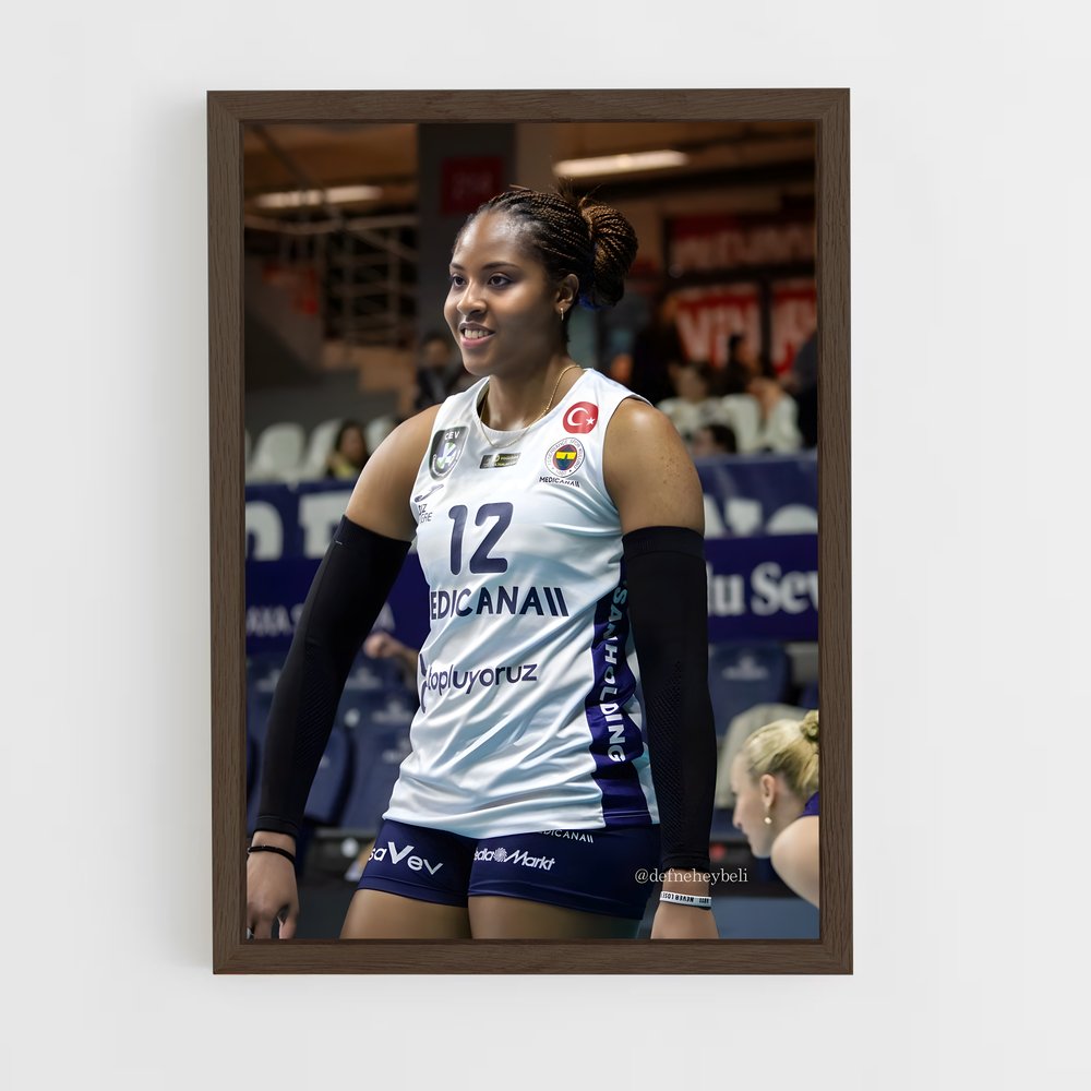 Poster Ana cristina – affiche Volleyball (vue 5)